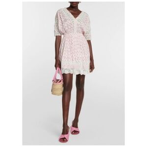 NWT Love Shack Fancy Newton Dress Poppy Pink